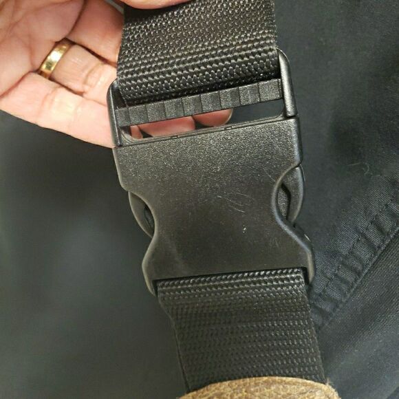 Genuine Leather Crossbody Sling Backpack Unisex Brown Multi Pocket - Picture 4 of 13